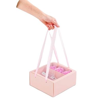 선물 공예 산업 흰색 투명한 PVC 창문 드라워 접는 어머니 날 선물 종이 패키지 상자