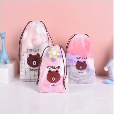 옷용 폴리 스트링 가방 EVA 얼음 플라스틱 스트링 보관 가방 사용자 지정 로고