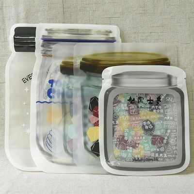 식품 보관용 맞춤형 컬러 마이러 봉지 칩클록 봉지 특수 모양 포장 봉지