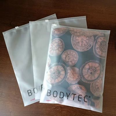 사용자 지정 로고 PET/PE CPP Zip Lock Pouch Frosted 화장품 및 수영복용 포장