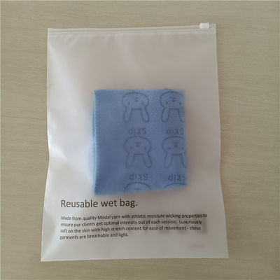 사용자 지정 로고 PET/PE CPP Zip Lock Pouch Frosted 화장품 및 수영복용 포장