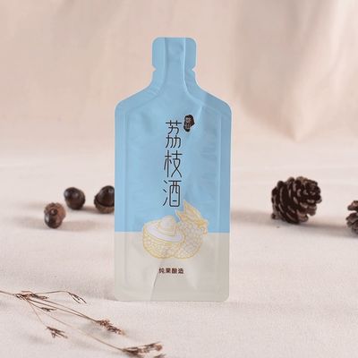 무료 디자인 액체 주문을 위해 3 면 밀폐 주스 알루미늄 필름 포장 가방