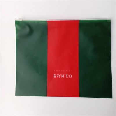 PVC 생분해성 방수성 플라스틱 Ziplock 가방 보관 조직기 밀폐 손잡이