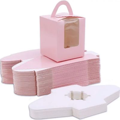 종이 보드 선물 스팟 4/6 인치 휴대 생일 케이크 상자