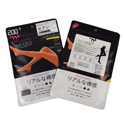 방수 자폐 Zipper 포장 가방 실크 양말 Bareleg 타츠 양말