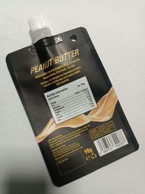 토마토 소스 포장 스푸트 봉지 CPE PET VA PE 재료 및 알루미늄 가루 판