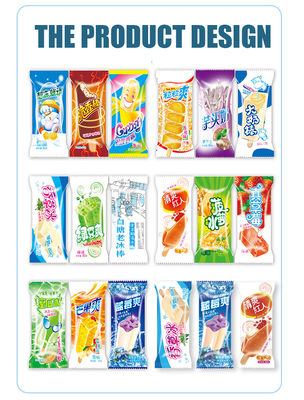 투명한 얼음 크림을 위한 맞춤 인쇄 된 열 밀폐 플라스틱 얼음 포장