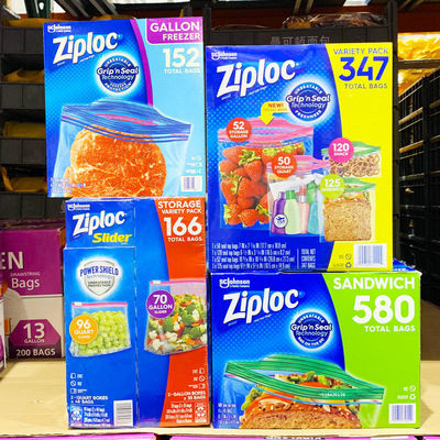 플라스틱 PP 도형 인쇄 쉬운 오픈 탭 샌드위치 LDPE 냉장고 Ziplock 가방
