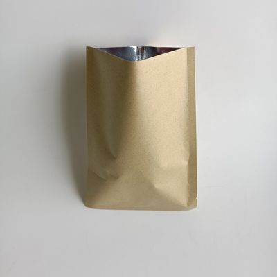 0.14MM 두께 알루미늄 필름과 진료 인쇄가 있는 친환경 크래프트 종이 가방