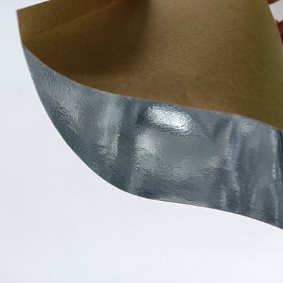0.14MM 두께 알루미늄 필름과 진료 인쇄가 있는 친환경 크래프트 종이 가방