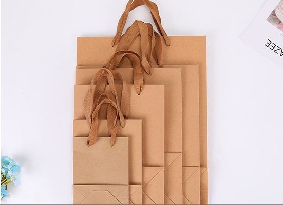 가전용품용 재사용형 크래프트 종이 봉지 식료품 쇼핑