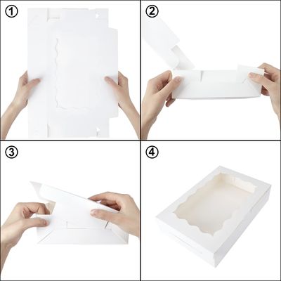 고객 특수한 요구 사항 12x12x12 커스텀 사이즈 케이크 상자