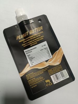 안전 보장된 톱 주스 저장용 맞춤형 PET/VMPET/PE 투명 노즐 봉지