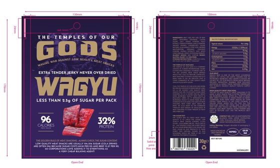 1.5kg 소고기 반려동물 식품 칩과 PET PA 알루미늄 포일 CPP 물질과 함께 가세트 포장 가방