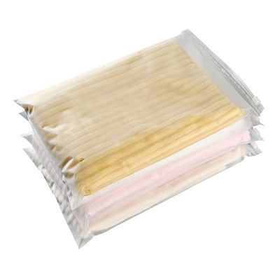 환경 친화적 인 Zip 잠금 및 가방 밸브를 위해 사용자 정의 인쇄 포장 티셔츠 옷