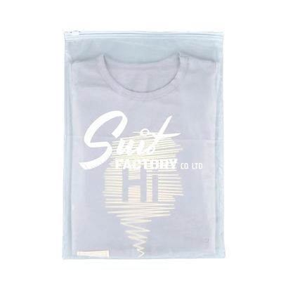 환경 친화적 인 사용자 지정 인쇄 플라스틱 포장 투명한 PE Frosted Zipper Bag